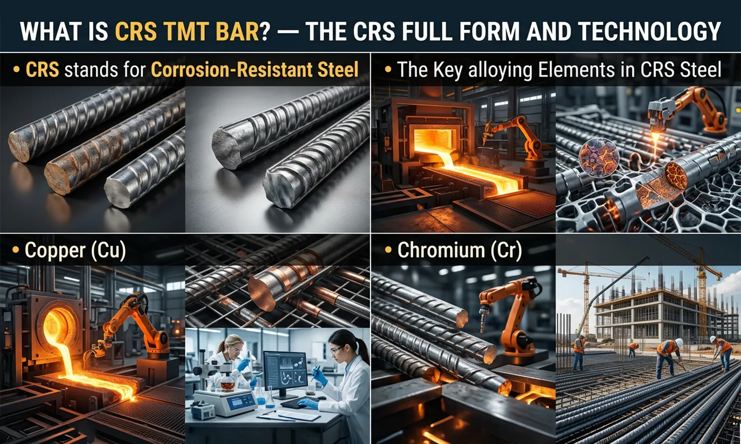 What is CRS TMT Bar? — The CRS Full Form and Technology