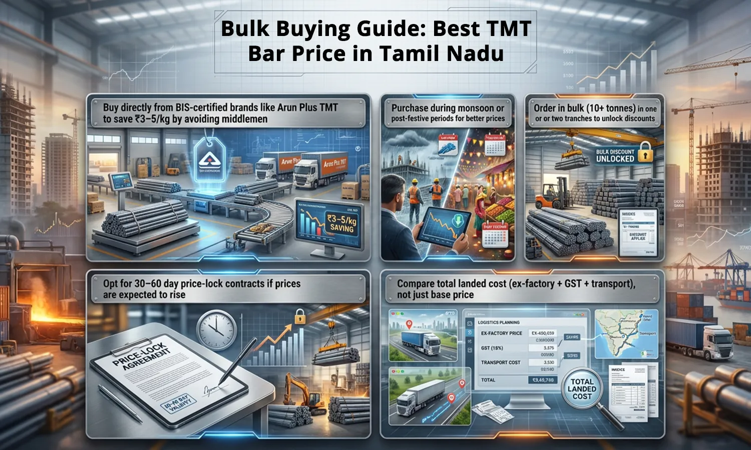 Bulk Buying Guide: How to Get the Best TMT Bar Price in Tamil Nadu